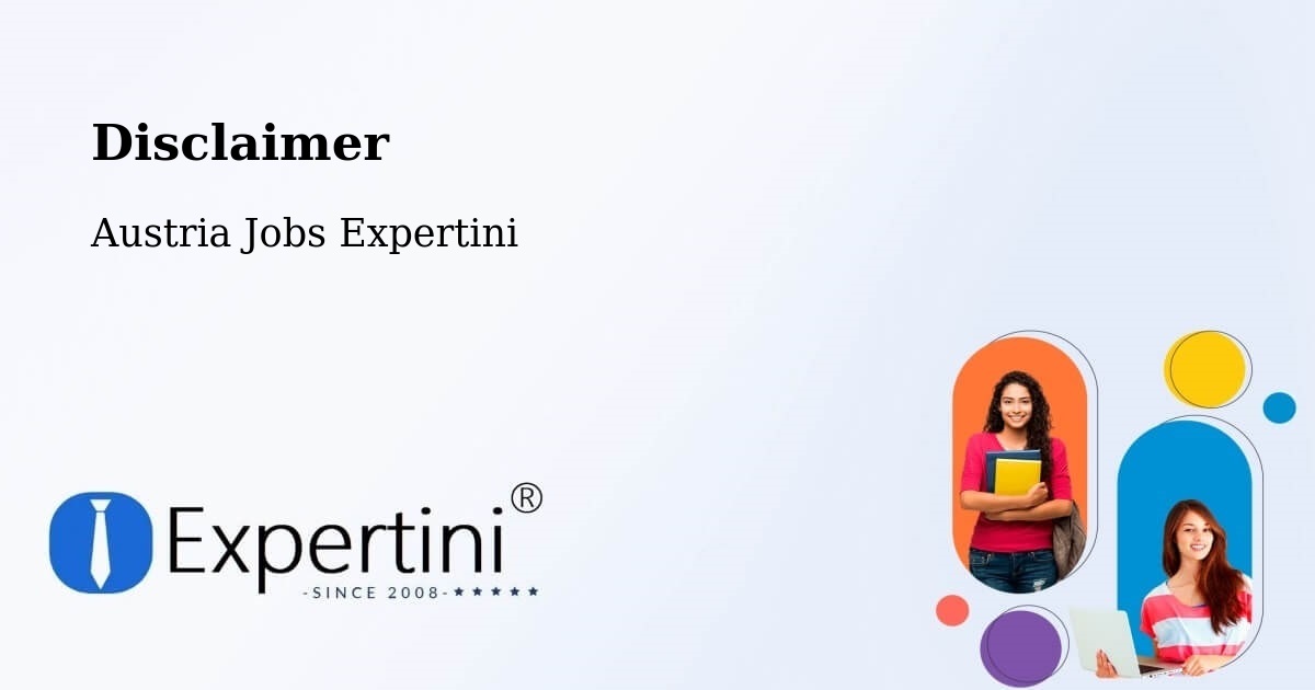 Disclaimer – Jenbach - Austria Jobs Expertini